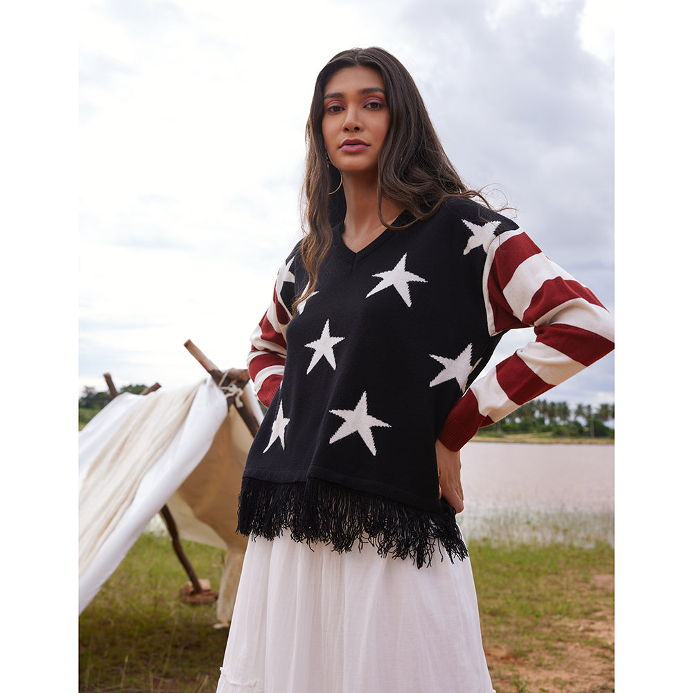 Wintech Fringe Sweater - MyraUSA