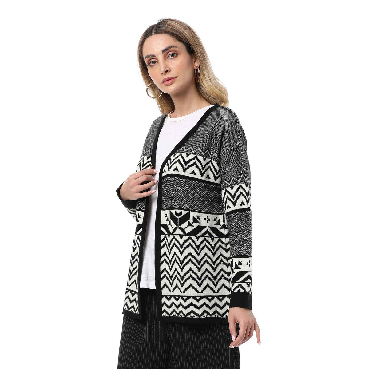 Shield Cardigan Sweater