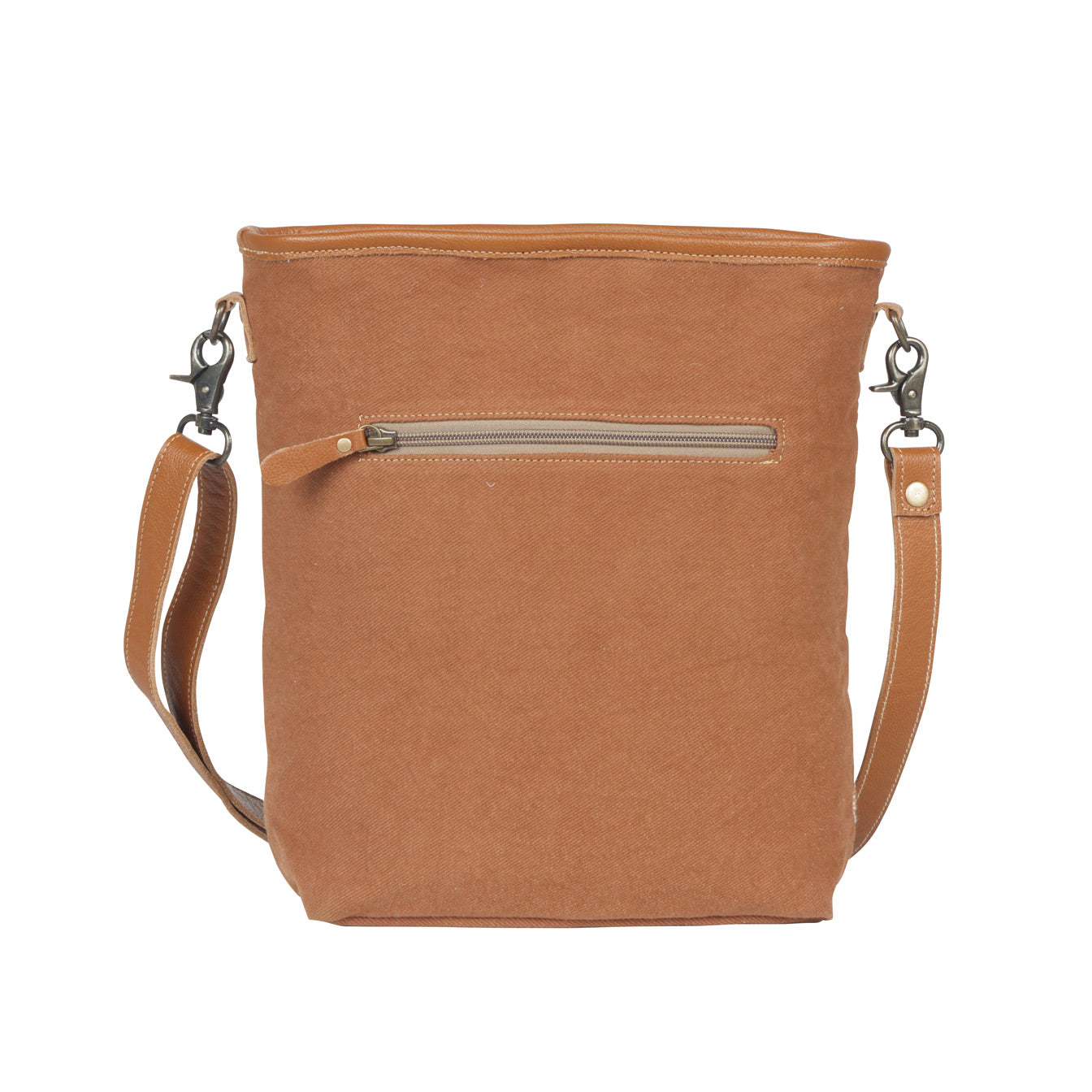 Floral Embers Hand-Tooled Bag - MyraUSA