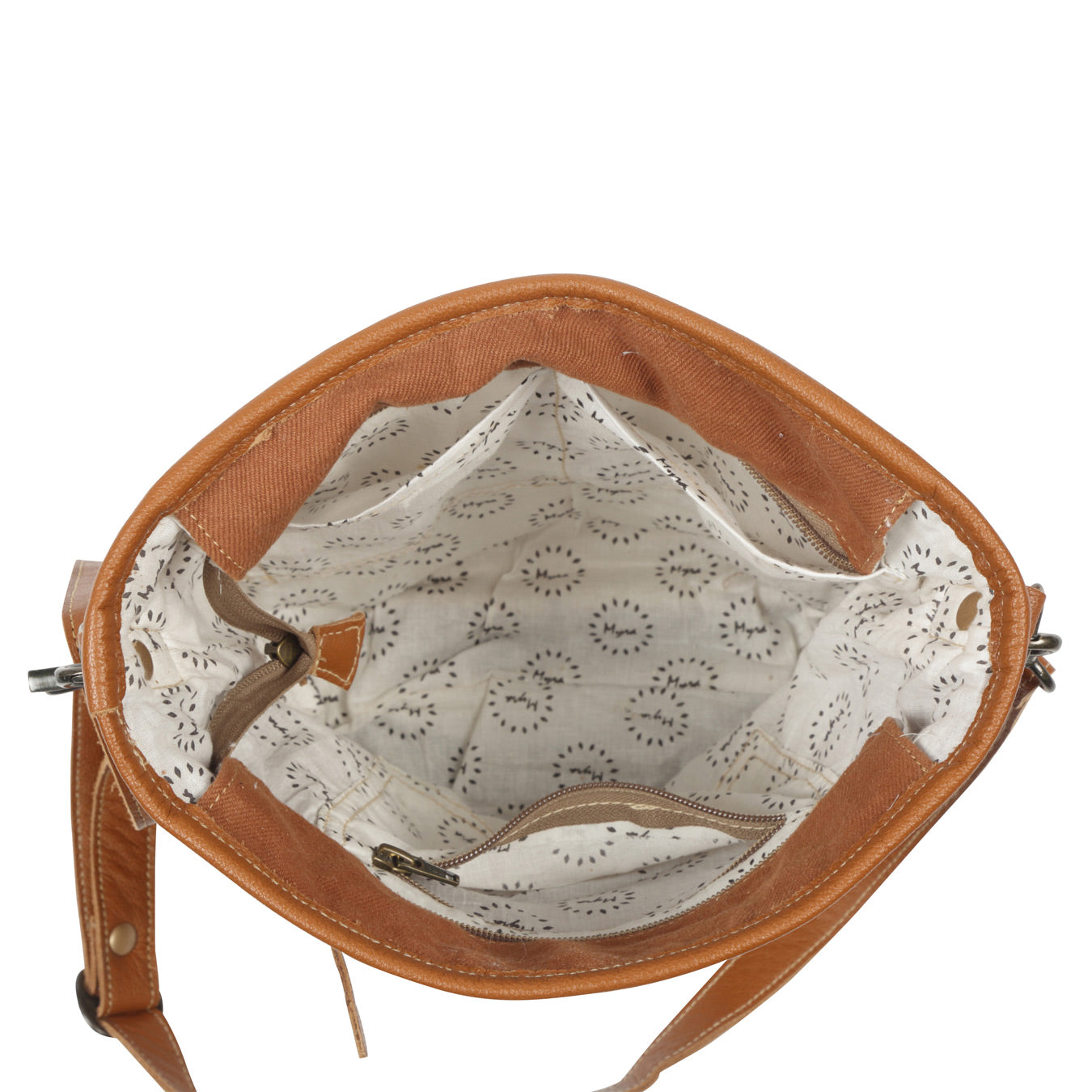 Floral Embers Hand-Tooled Bag - MyraUSA