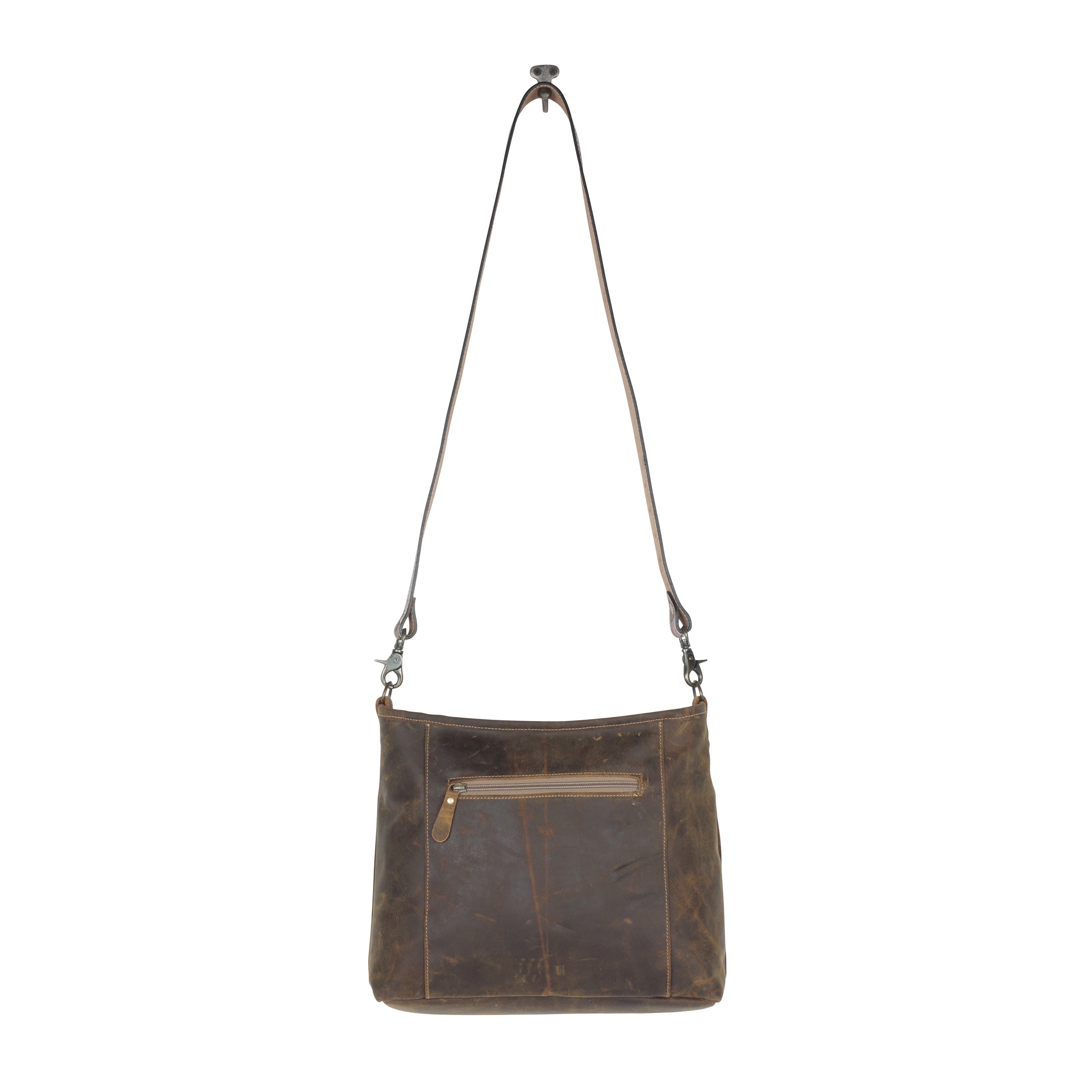 Cornell Rose Leather & Hairon bag - MyraUSA