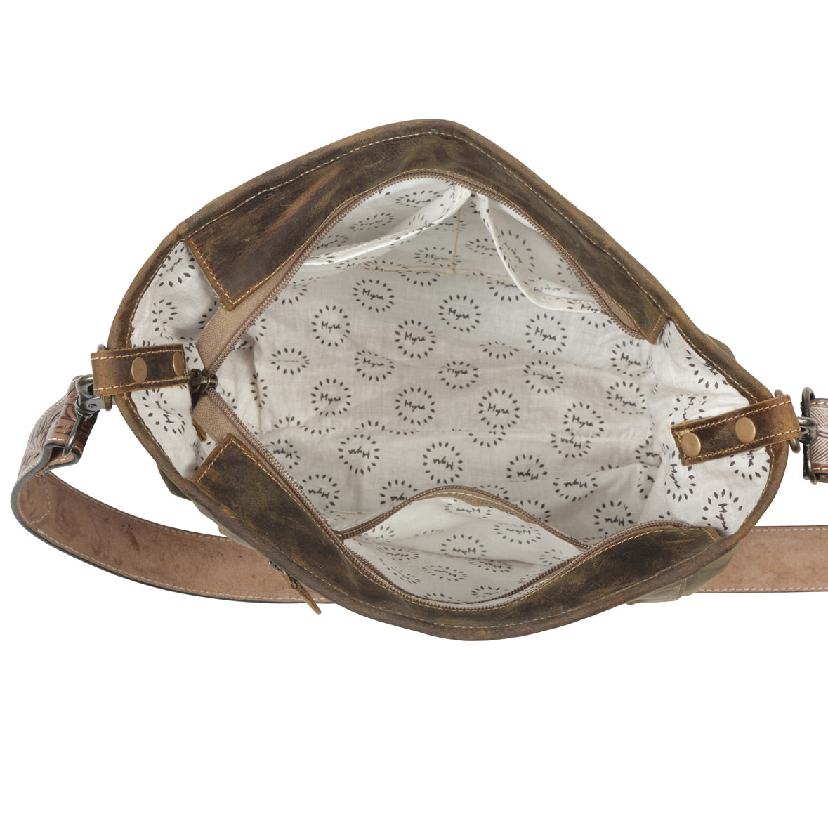 Cornell Rose Leather & Hairon bag - MyraUSA
