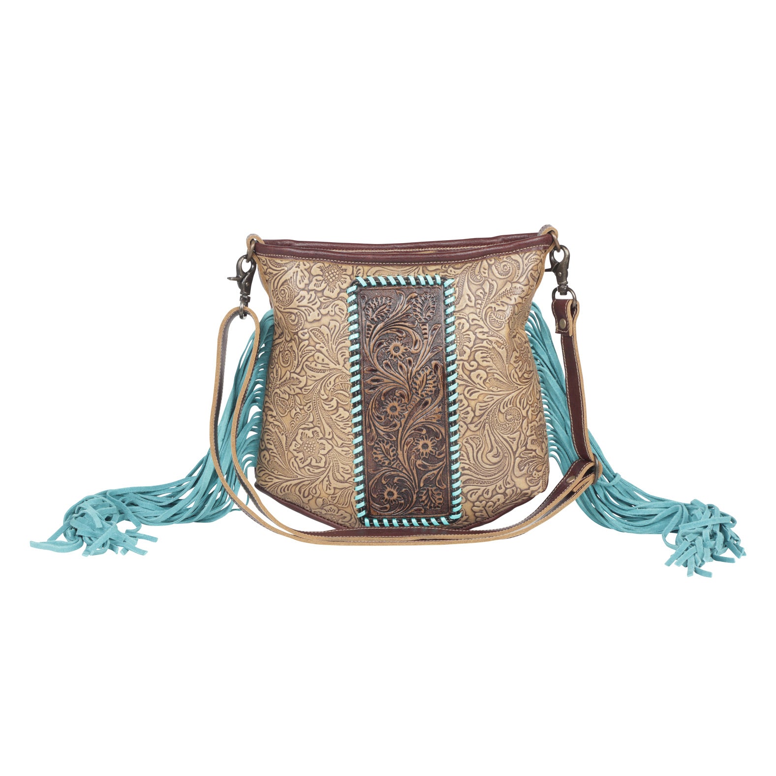 Querencia Hand-Tooled Bag - MyraUSA