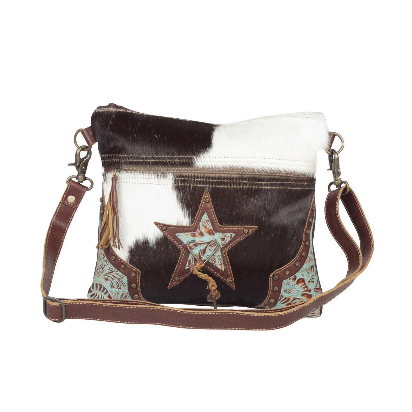 North Star Canvas & Hairon Bag - MyraUSA