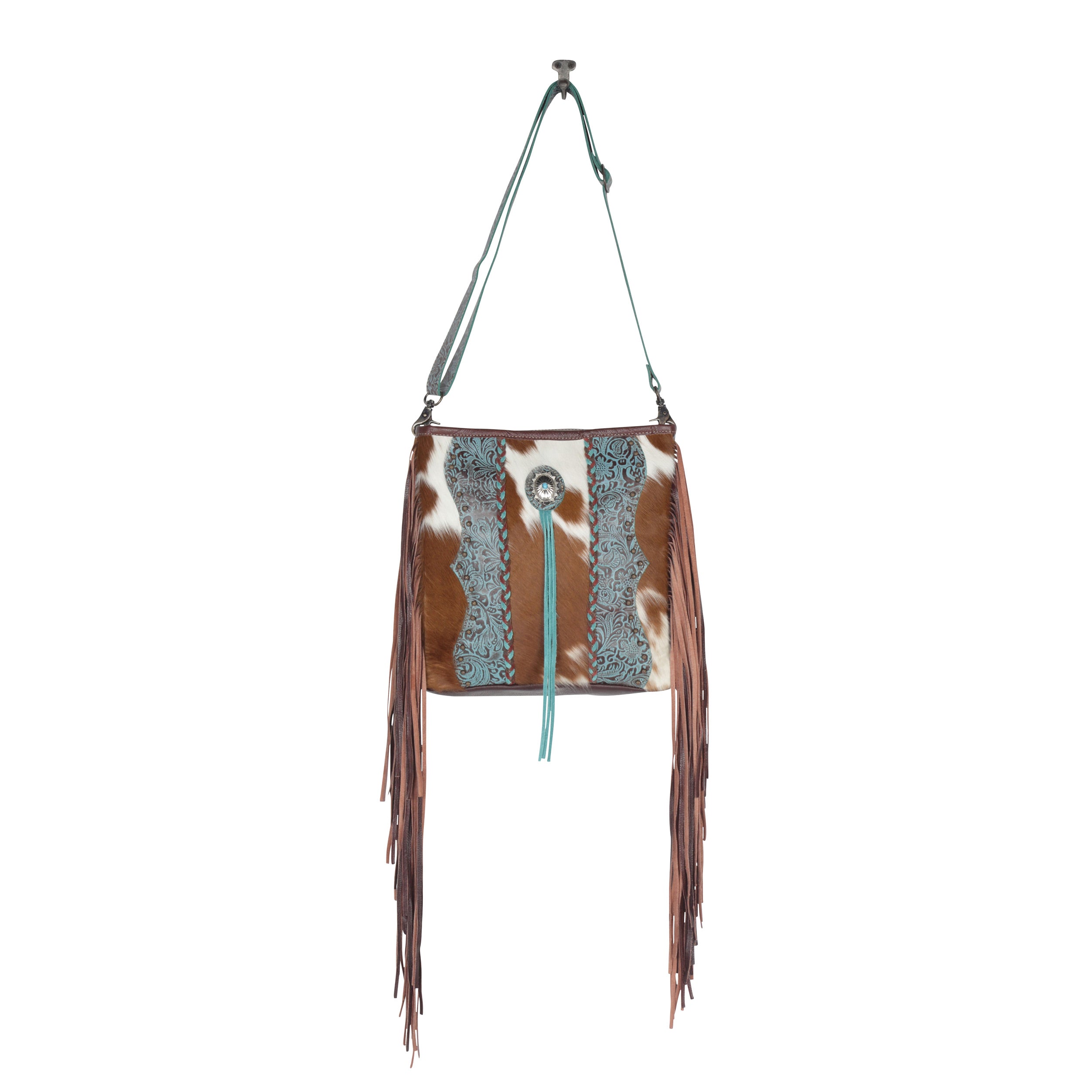 Dendrite Leather & Hairon Bag - MyraUSA