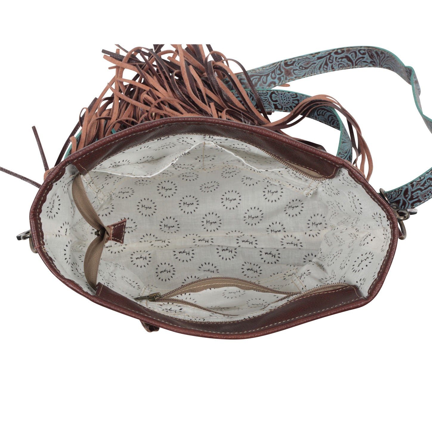 Dendrite Leather & Hairon Bag - MyraUSA