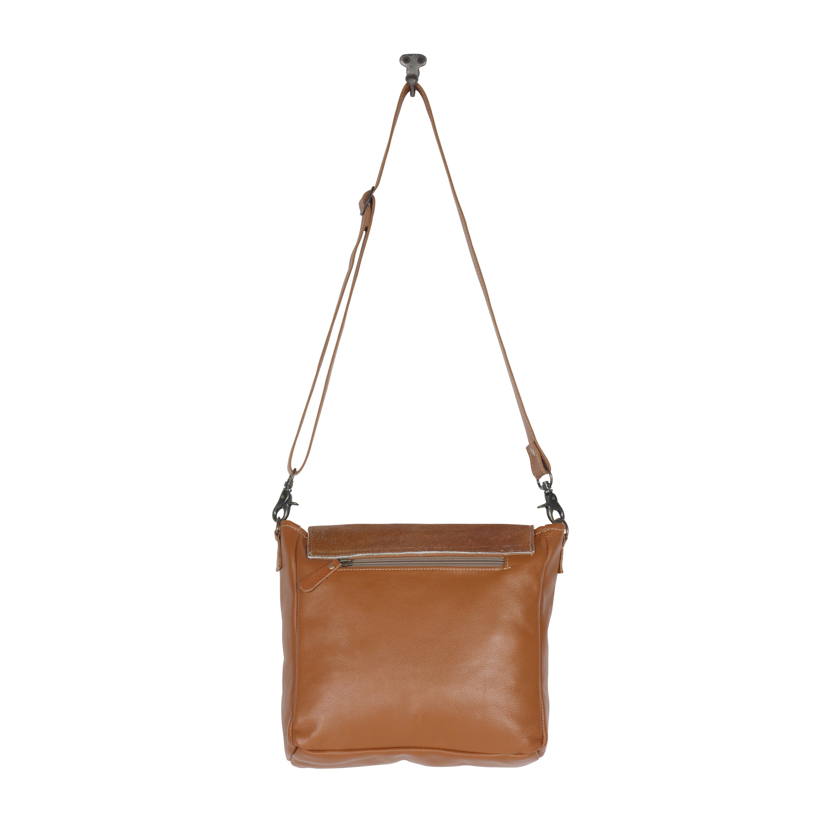 Vintage Hues Leather & Hairon Bag - MyraUSA