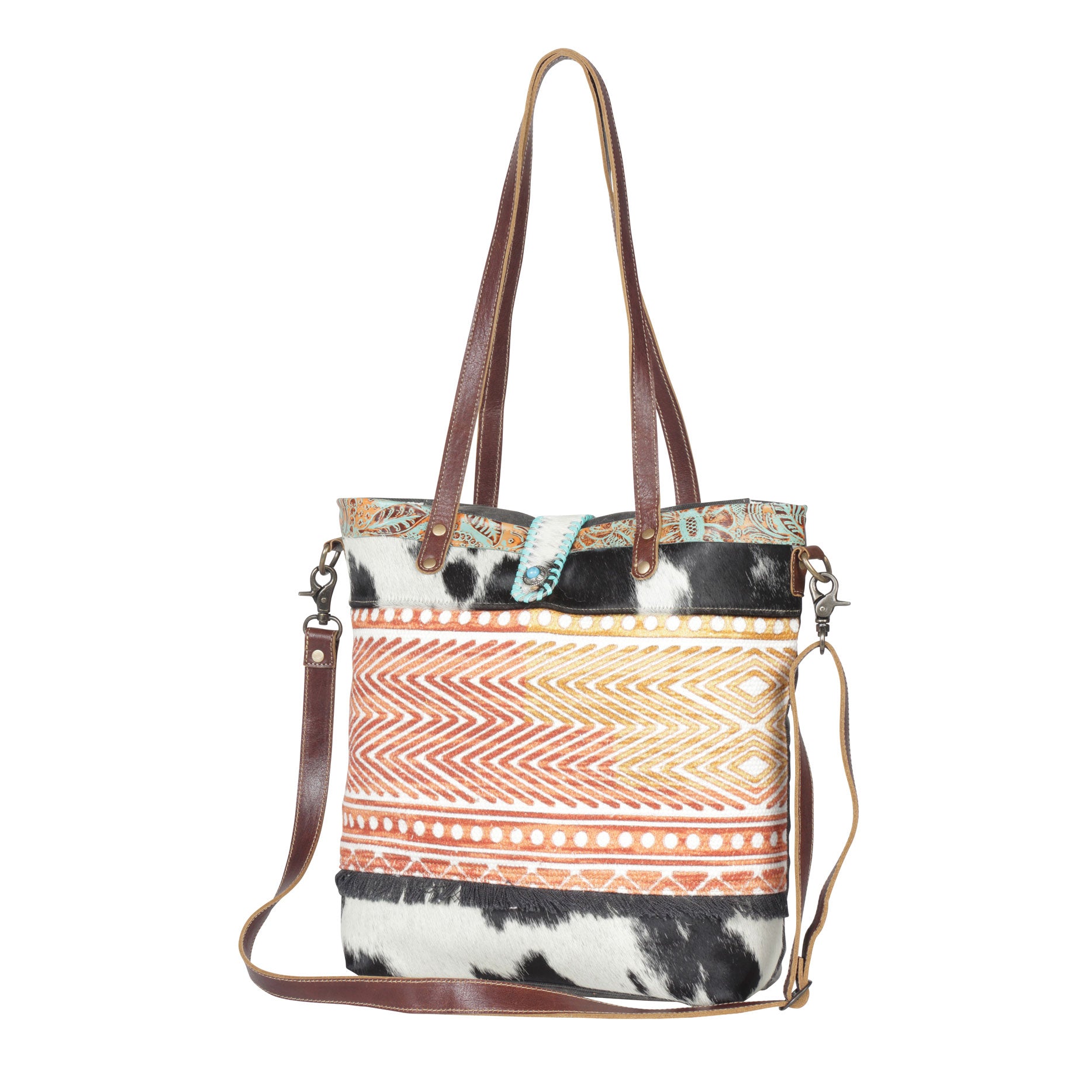 Fading Vermillion Tote Bag - MyraUSA