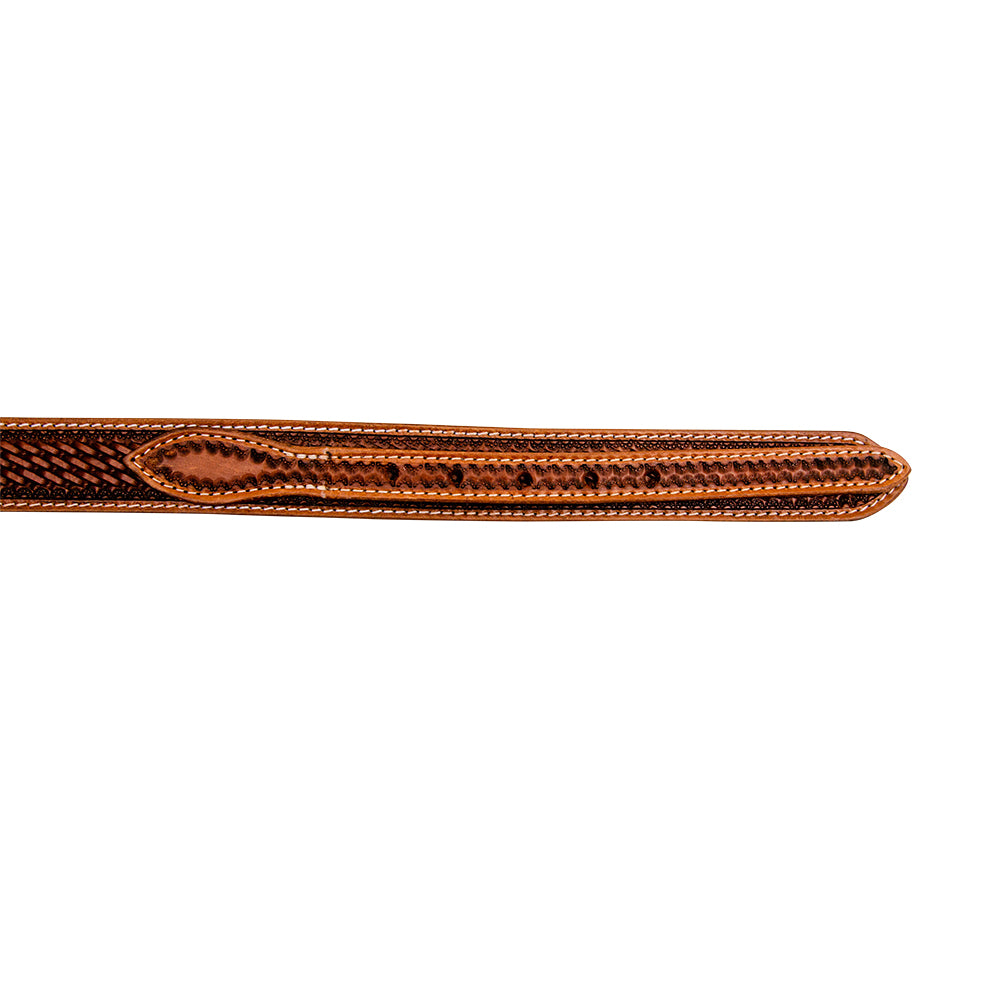 Vandal Hand-Tooled Leather Women's Belt - MyraUSA