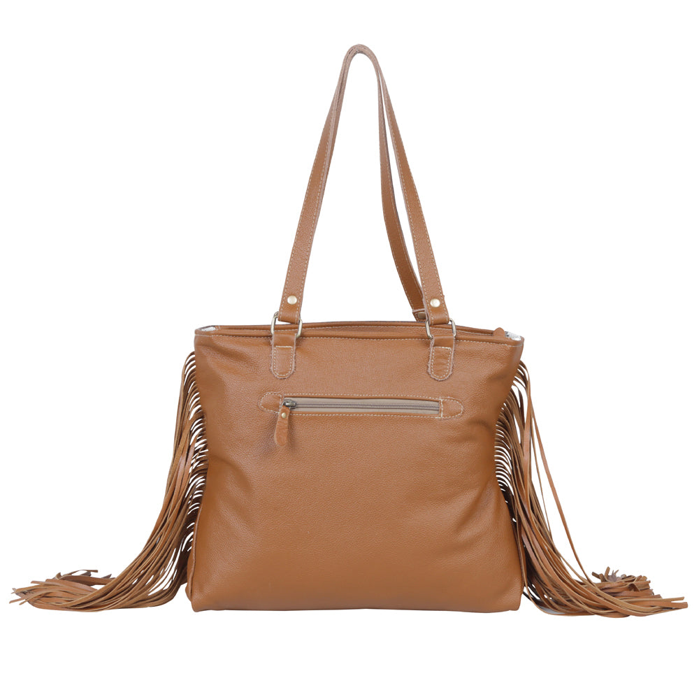 Infinity Leather & Hairon Bag - MyraUSA