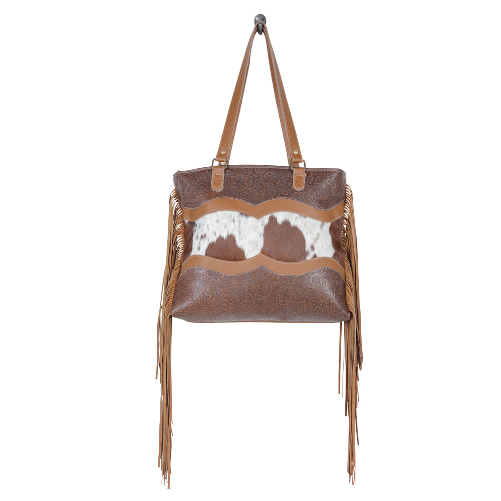 Infinity Leather & Hairon Bag - MyraUSA