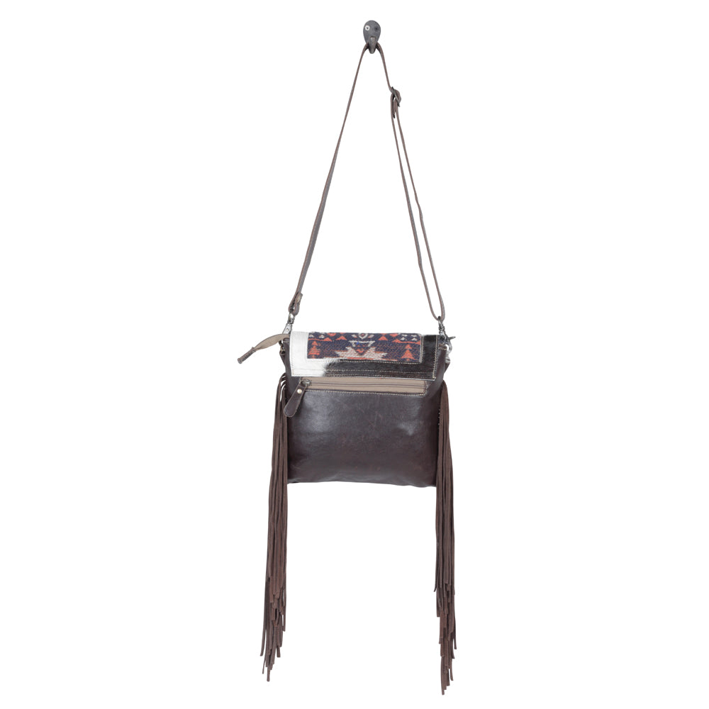 Sphynx Leather & Hairon Bag - MyraUSA