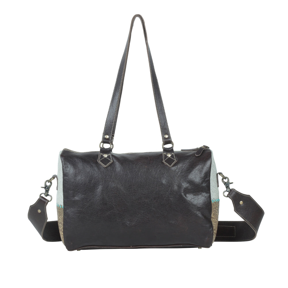 Azure waterfall Hand-Tooled Bag - MyraUSA
