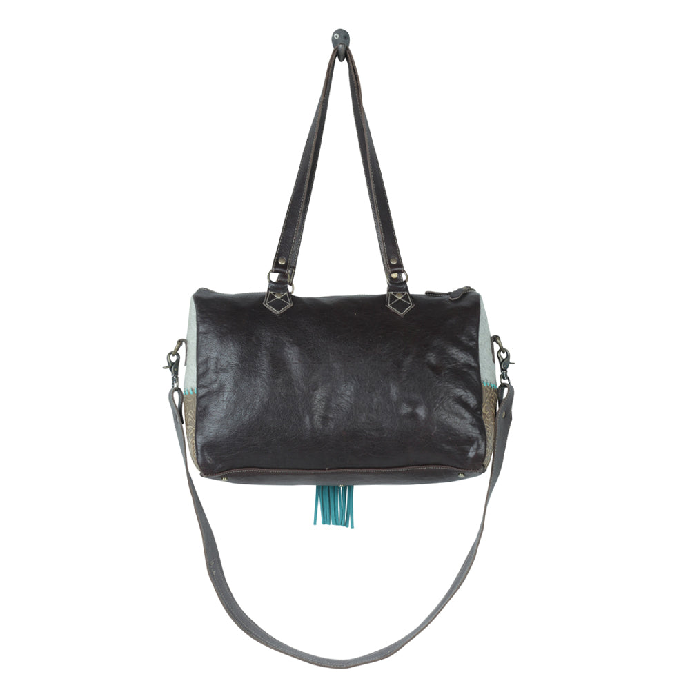 Azure waterfall Hand-Tooled Bag - MyraUSA