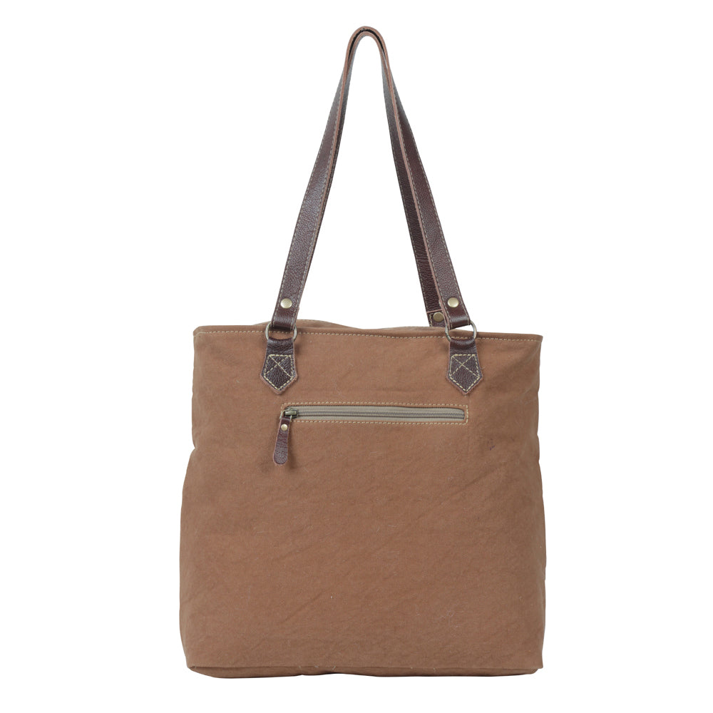AMETHYST CANVAS AND HAIRON BAG - MyraUSA
