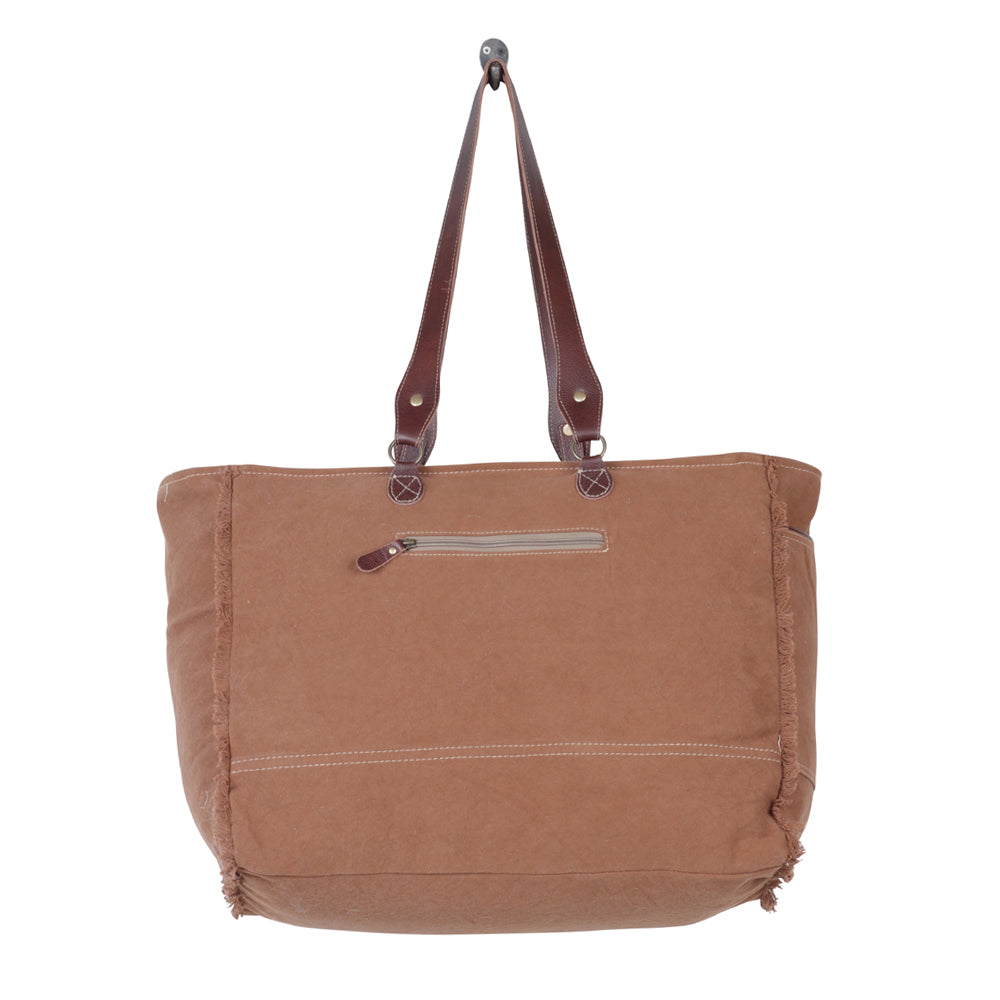JUNIPER CANVAS AND HAIRON BAG - MyraUSA