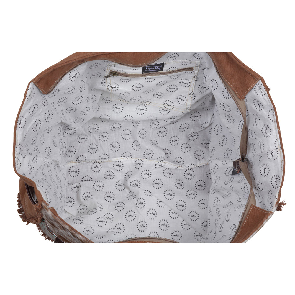 JUNIPER CANVAS AND HAIRON BAG - MyraUSA
