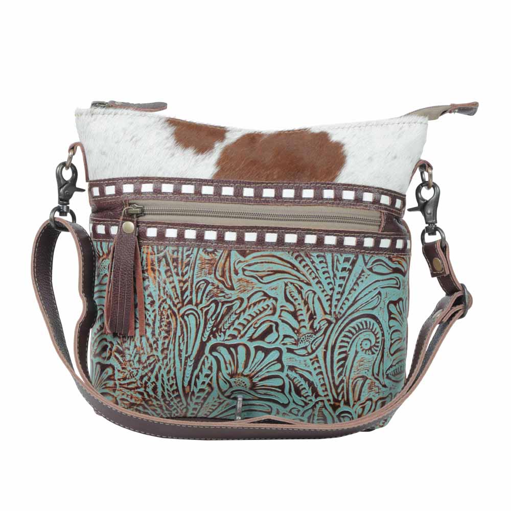 DELPHINE CANVAS & HAIRON BAG - MyraUSA