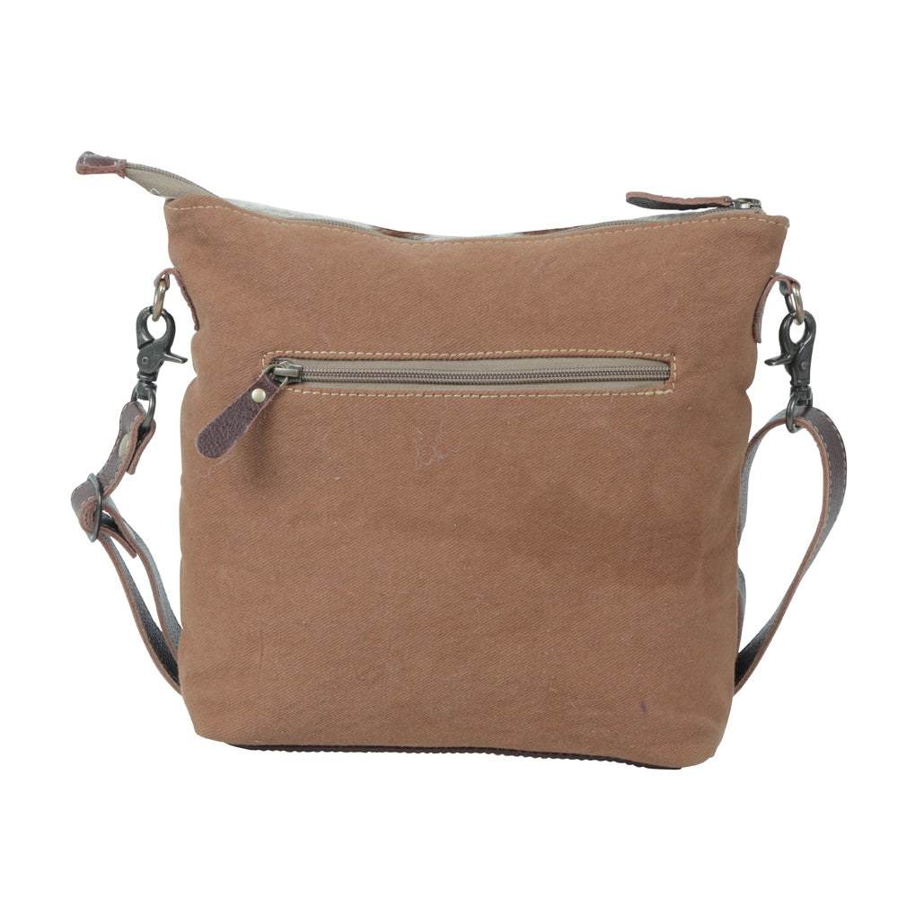 DELPHINE CANVAS & HAIRON BAG - MyraUSA