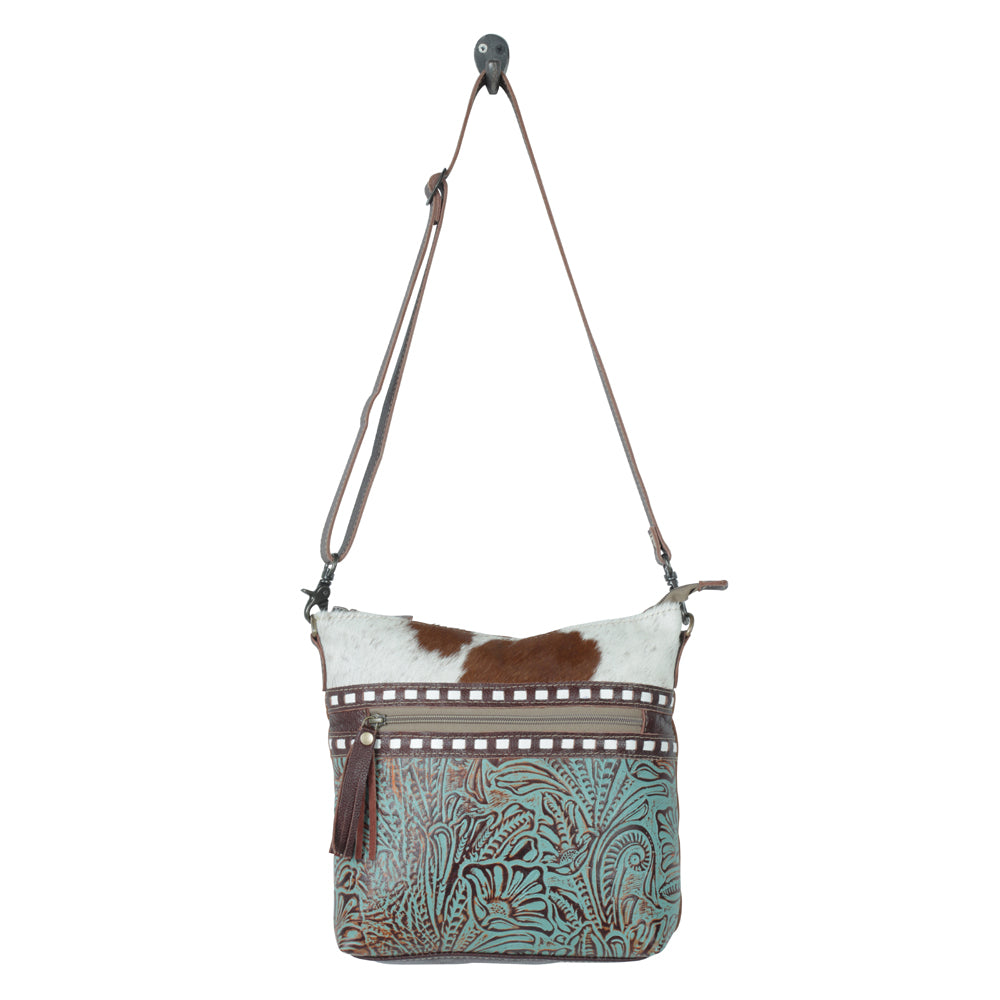 DELPHINE CANVAS & HAIRON BAG - MyraUSA