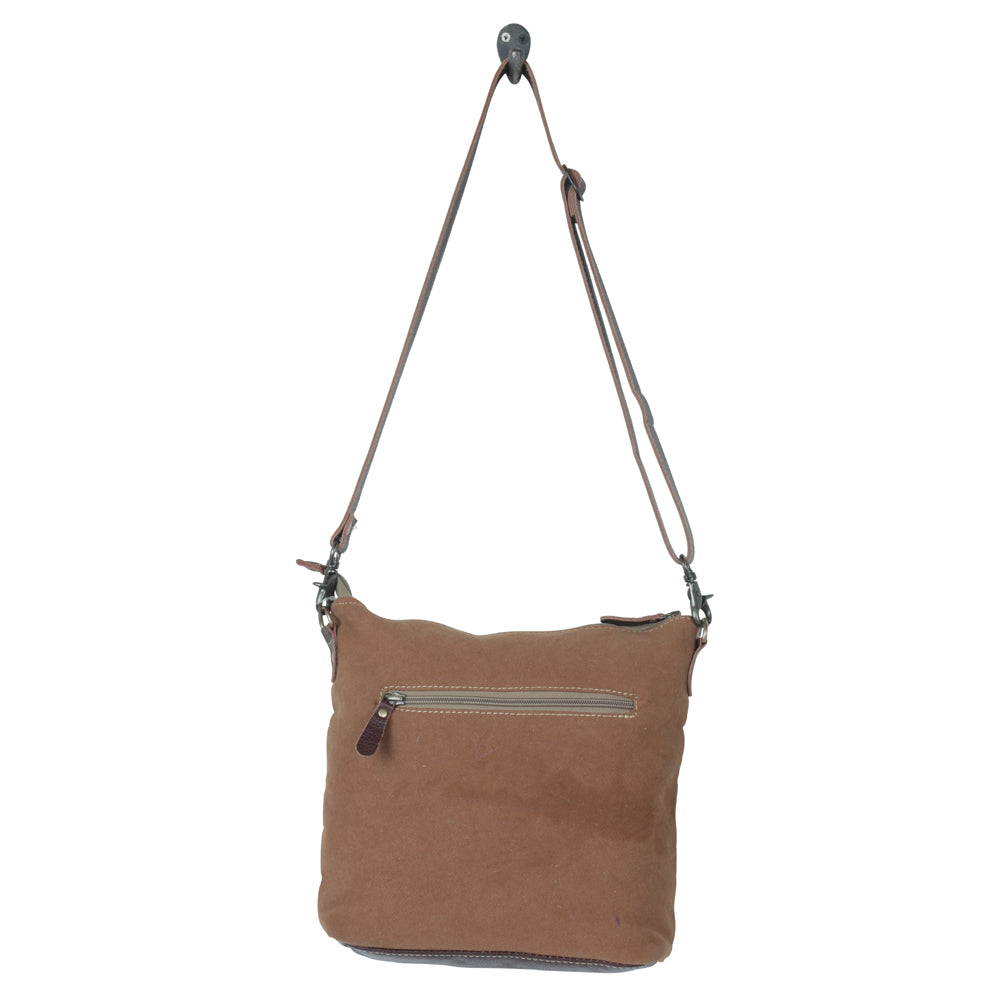 DELPHINE CANVAS & HAIRON BAG - MyraUSA