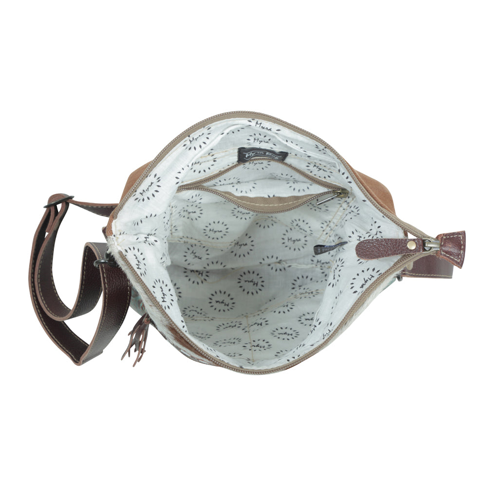 DELPHINE CANVAS & HAIRON BAG - MyraUSA