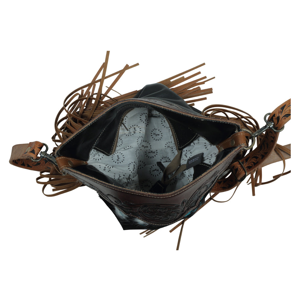 Blue moon Hand-Tooled Bag - MyraUSA
