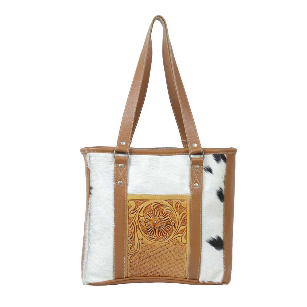 Peony Hand-Tooled Bag - MyraUSA