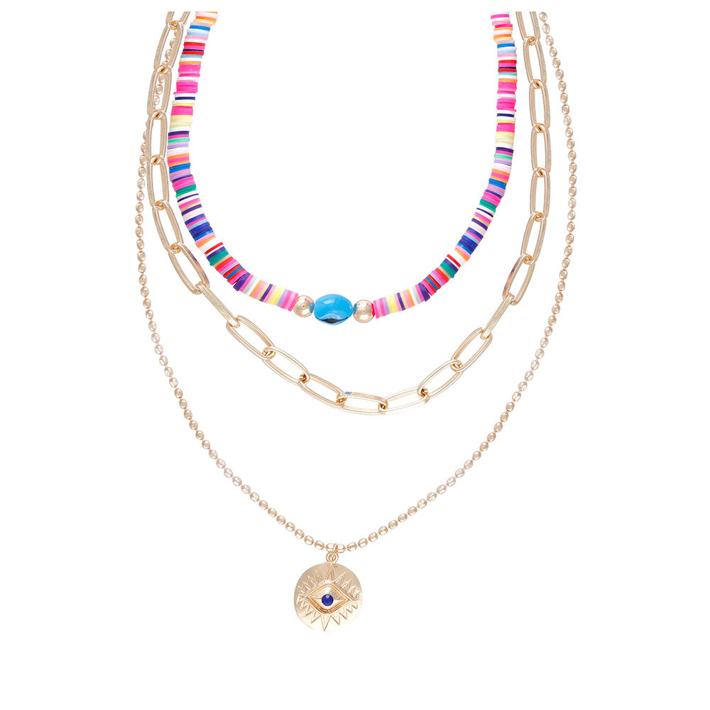 Soft Chrome Necklace - MyraUSA