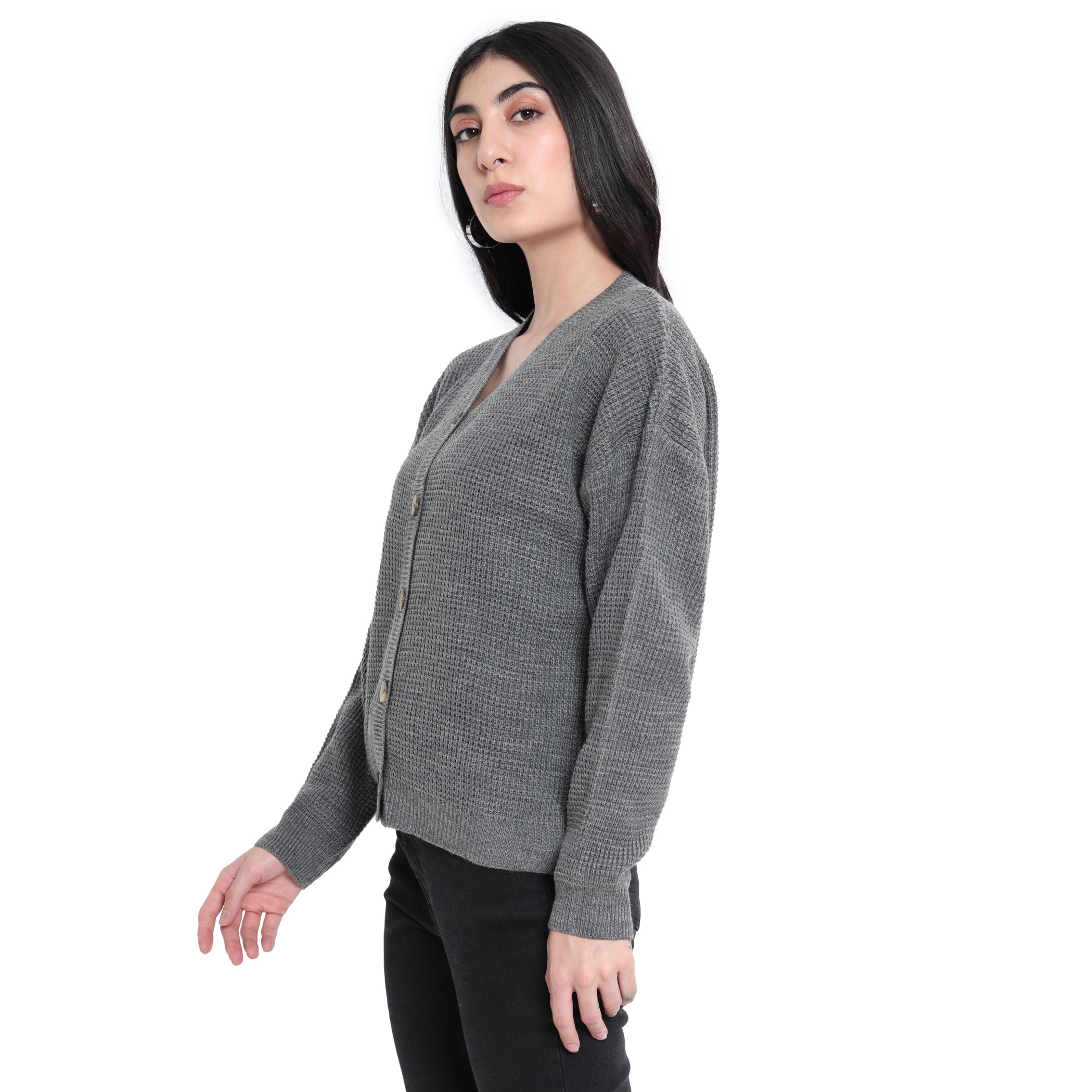 Button-Up Cardigan Sweater - MyraUSA