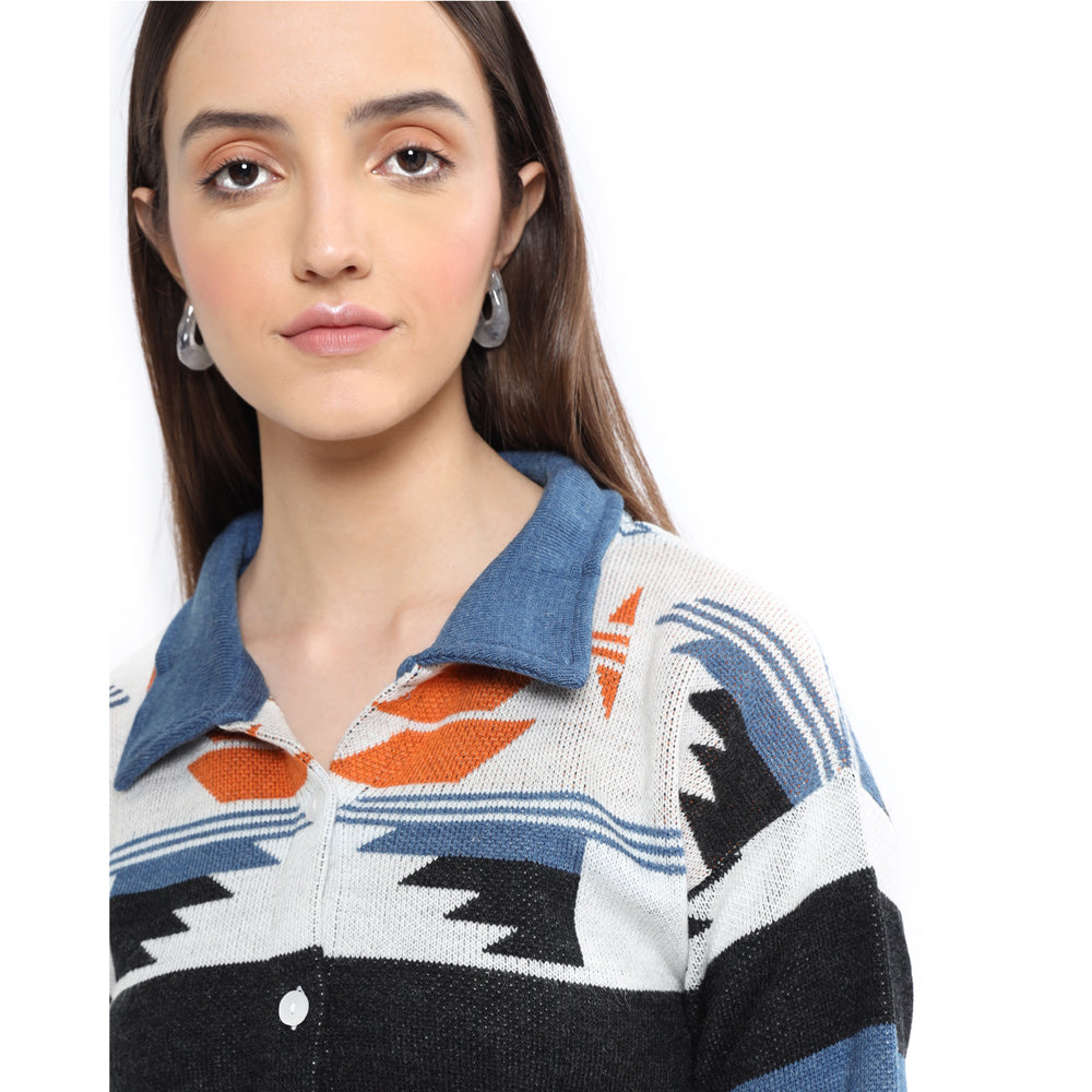 Lot-Us Shacket Sweater SMALL - MyraUSA