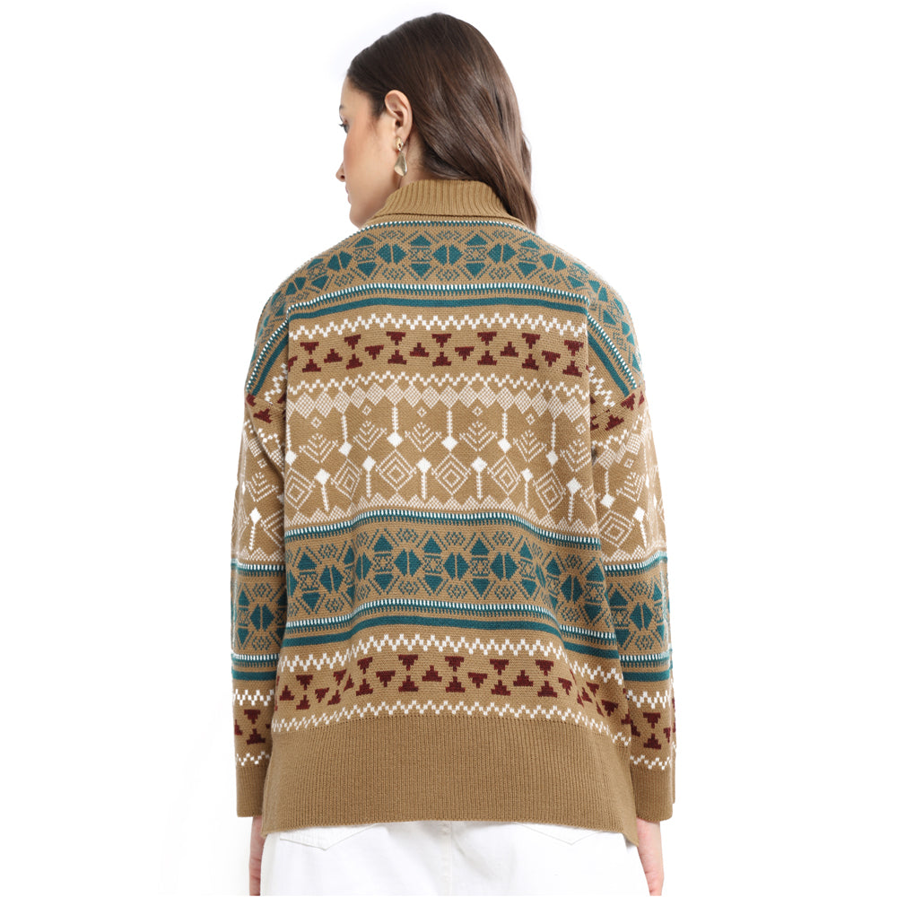Desert blooms Sweater SMALL - MyraUSA
