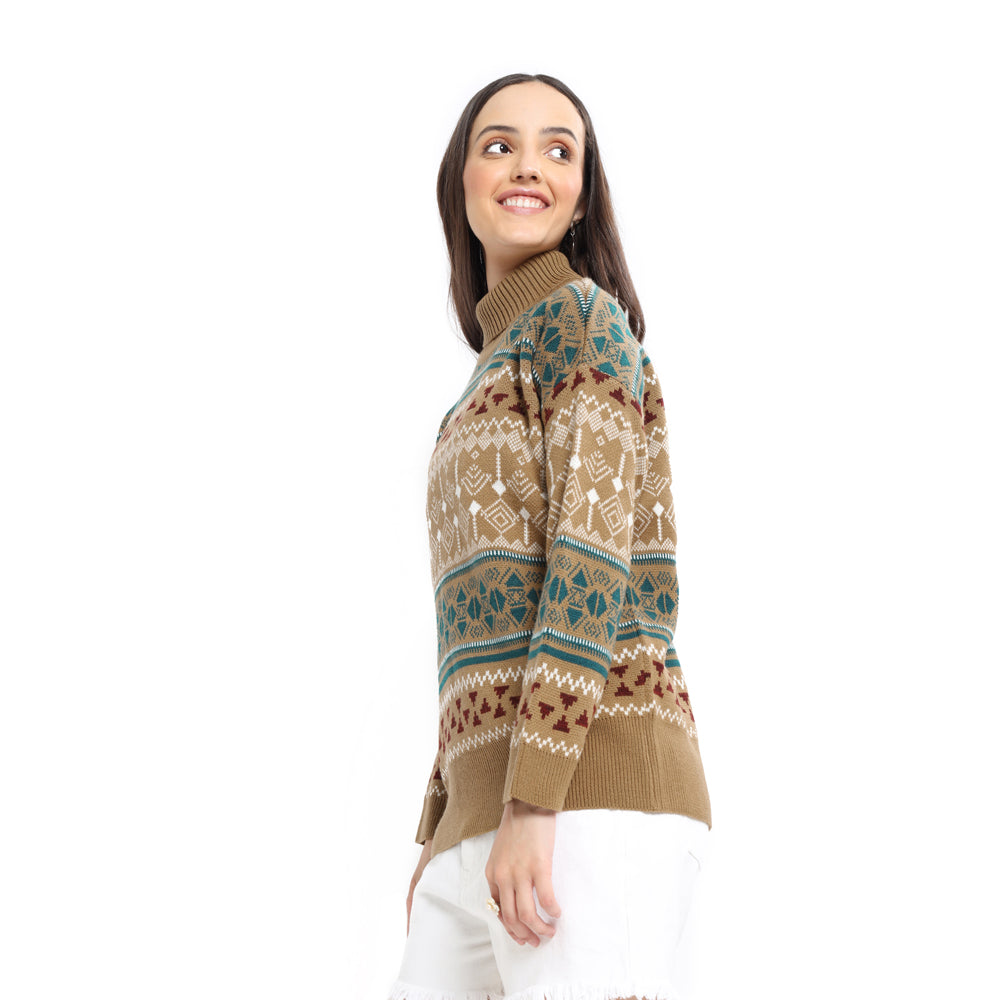 Desert blooms Sweater SMALL - MyraUSA