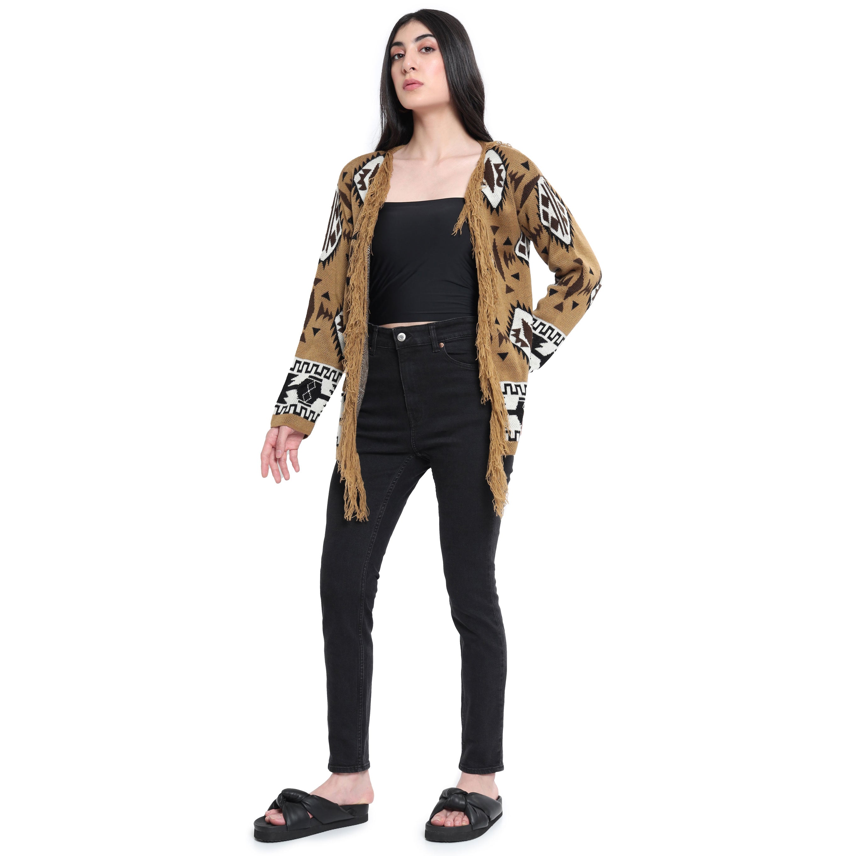 Drape Cardigan Sweater SMALL - MyraUSA