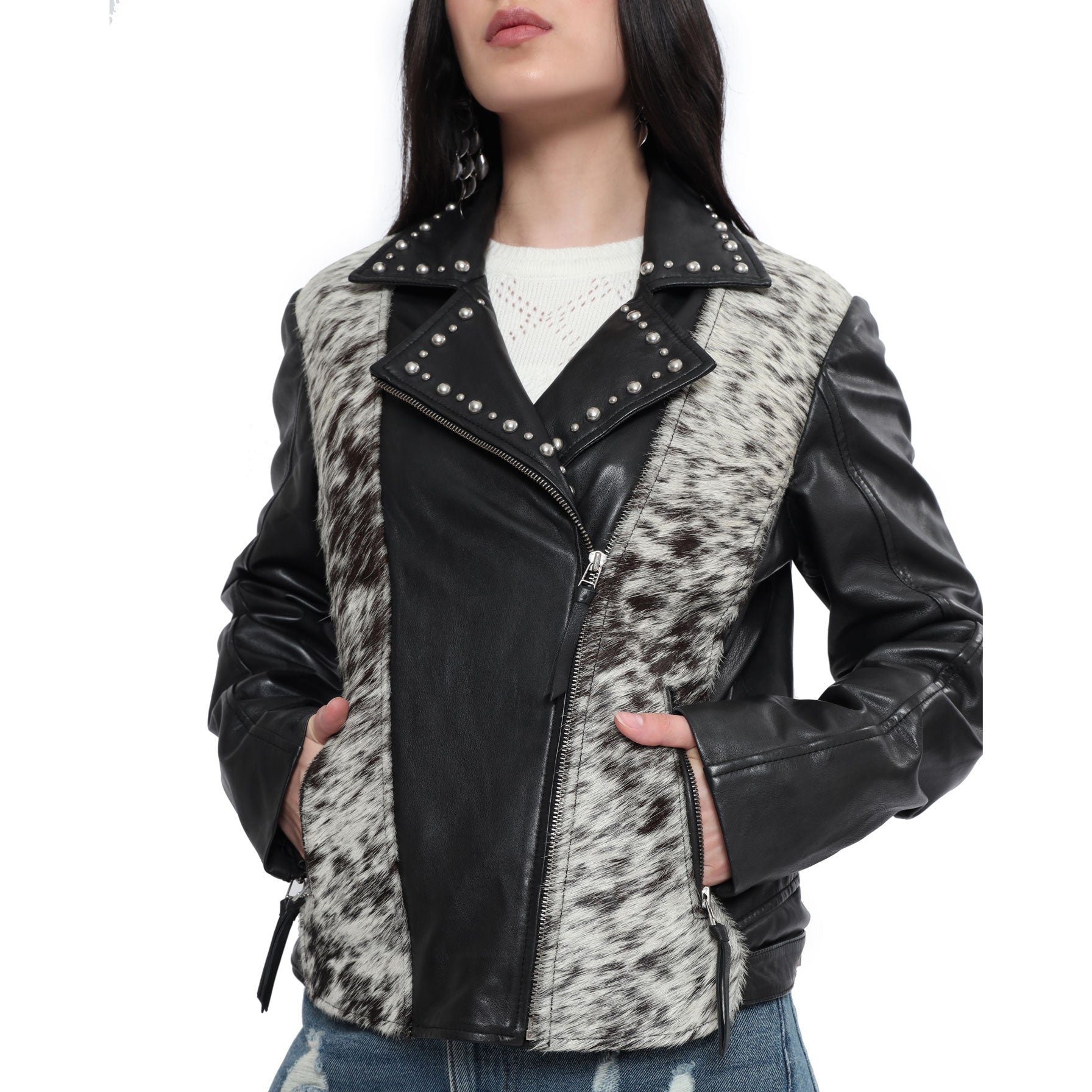 Rockstar Vibes LEATHER Jacket - MyraUSA