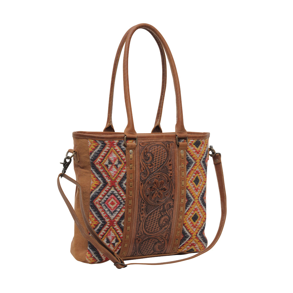 Scarlett Hand-Tooled Bag - MyraUSA