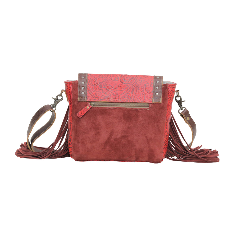 Cherry Pops Leather & Hairon Bag - MyraUSA