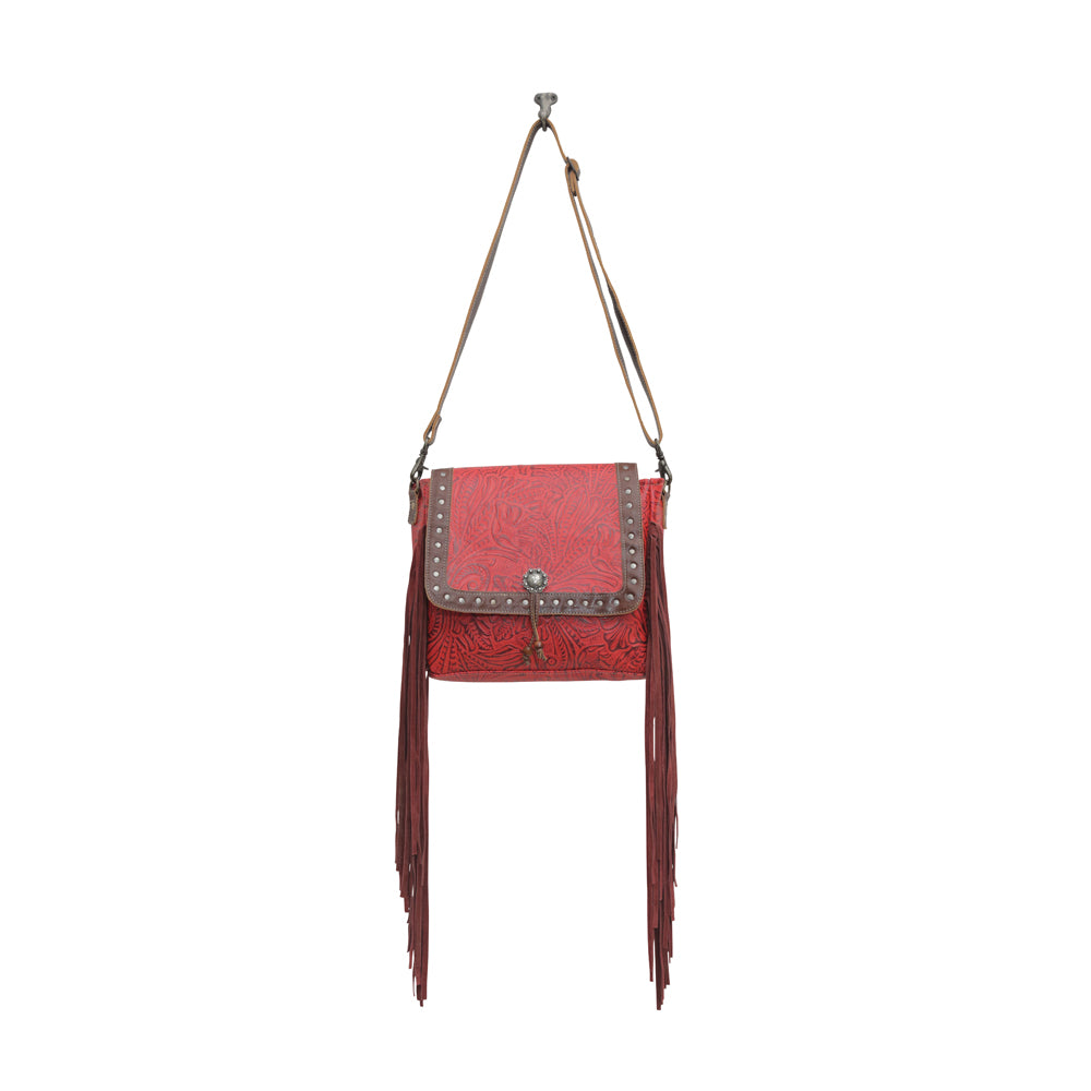 Cherry Pops Leather & Hairon Bag - MyraUSA