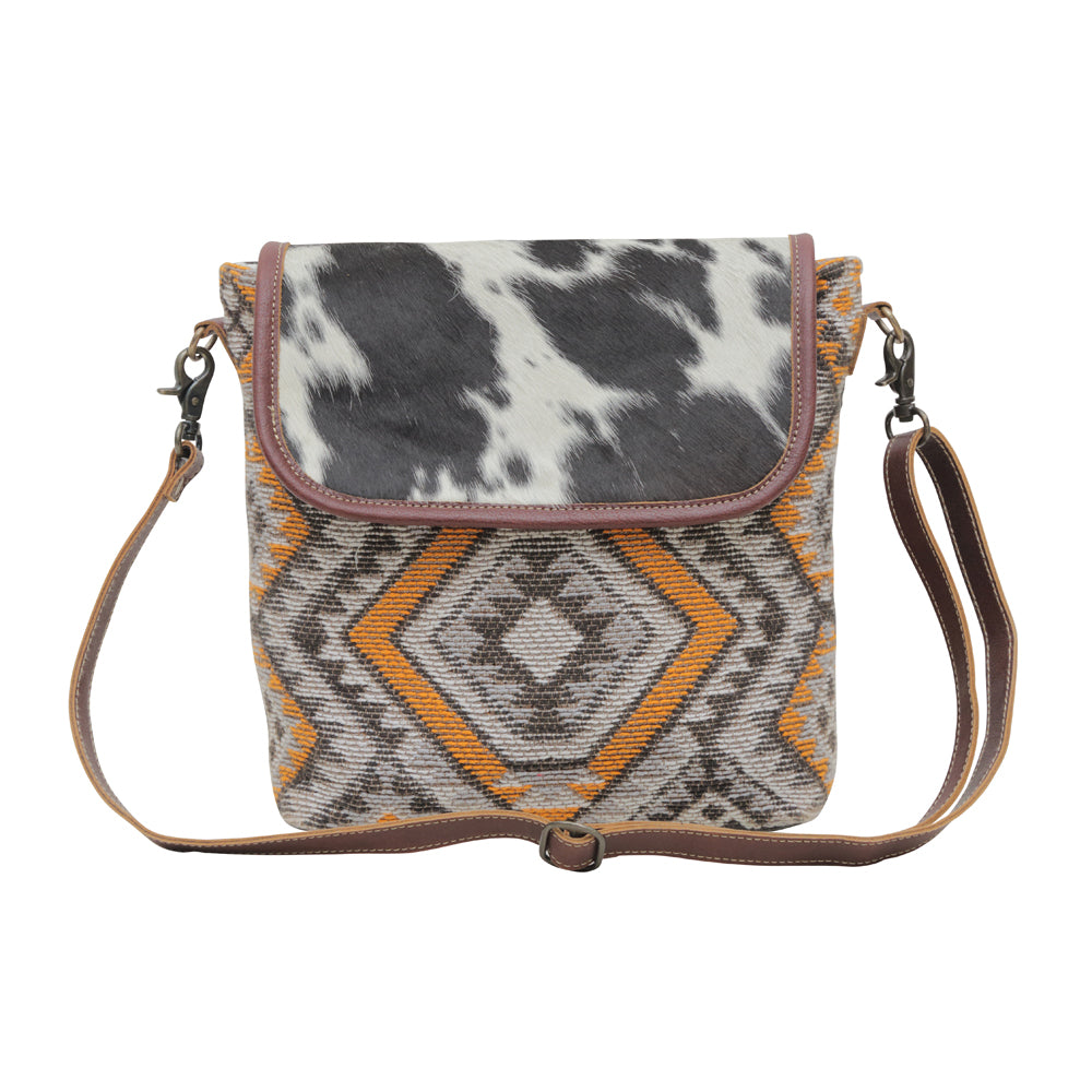 Orange Outlines Small & Crossbody Bag - MyraUSA