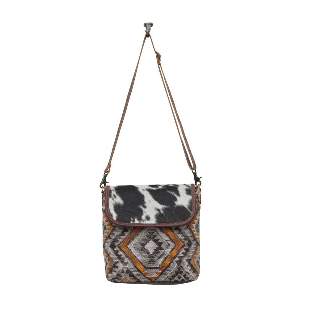 Orange Outlines Small & Crossbody Bag - MyraUSA