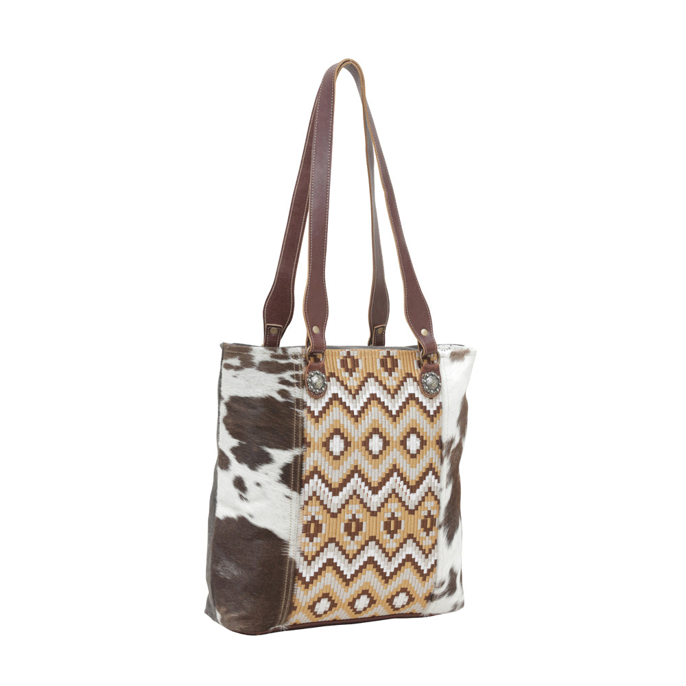 Irish Coffee104 Penny Canvas & Hairon Bag. - Myra USA