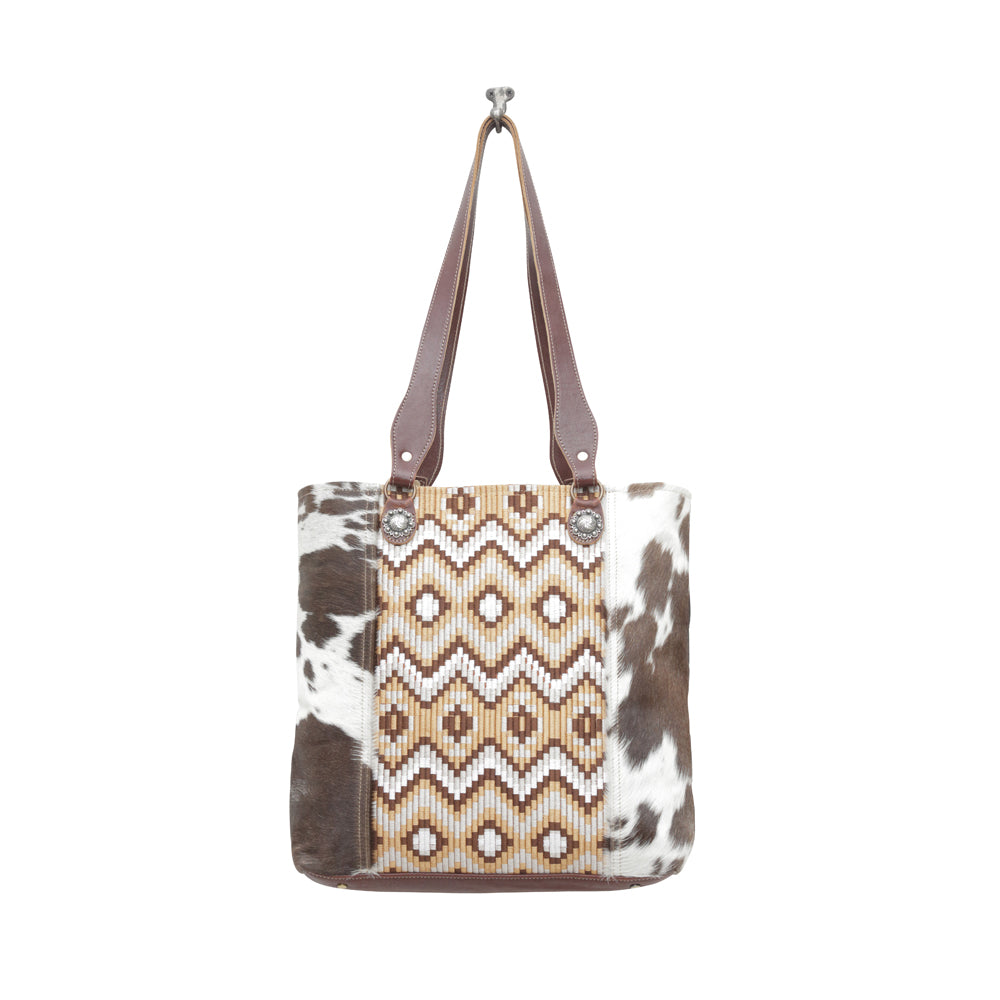 Irish Coffee104 Penny Canvas & Hairon Bag. - Myra USA
