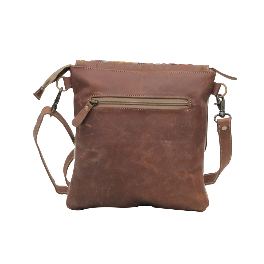 Hazelnut Touch Canvas & Hairon Bag - Myra USA