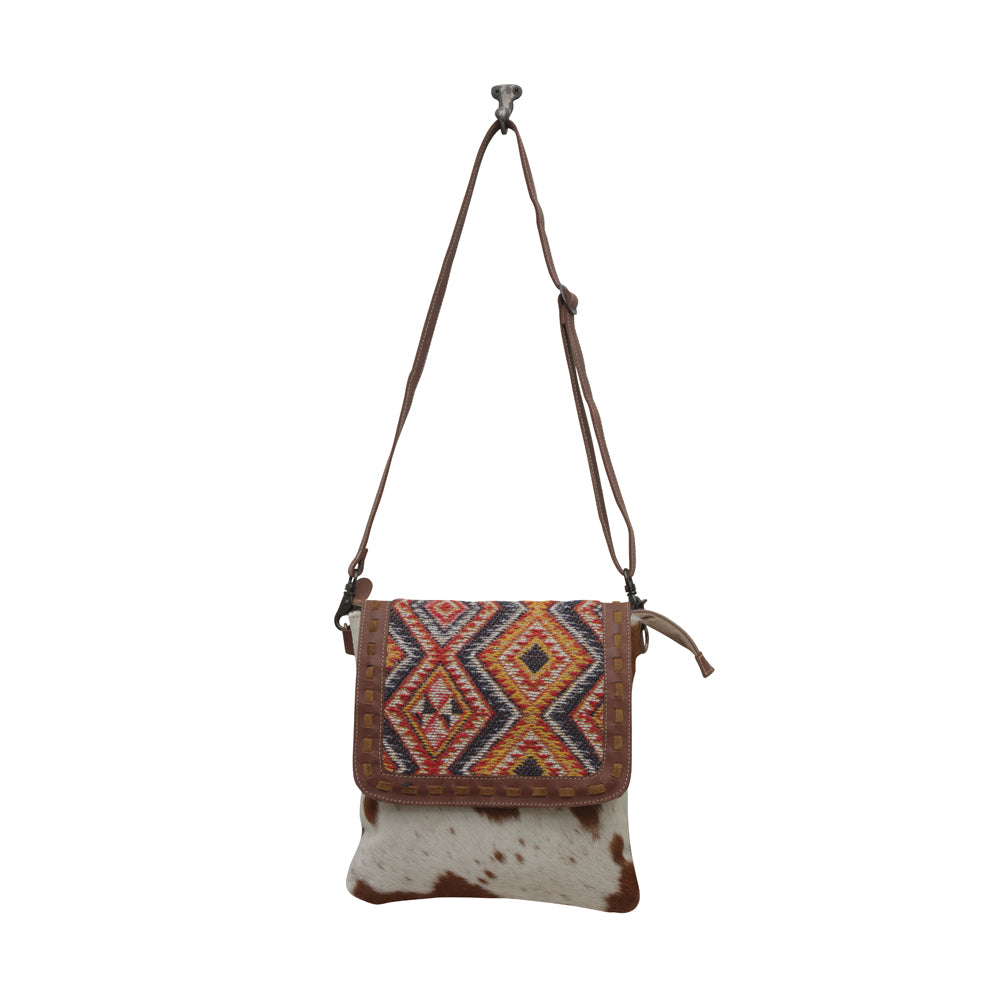 Hazelnut Touch Canvas & Hairon Bag - Myra USA