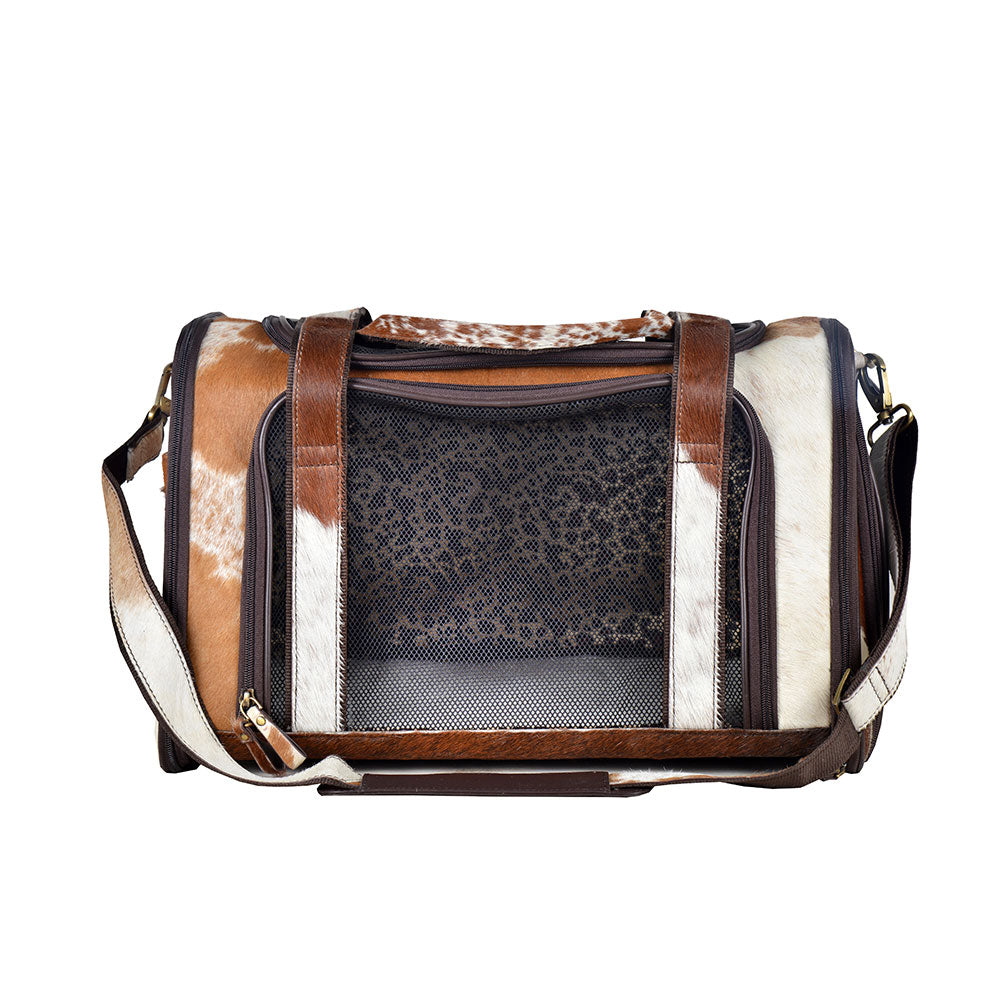 Window Hairon Leather Dog Bag - MyraUSA