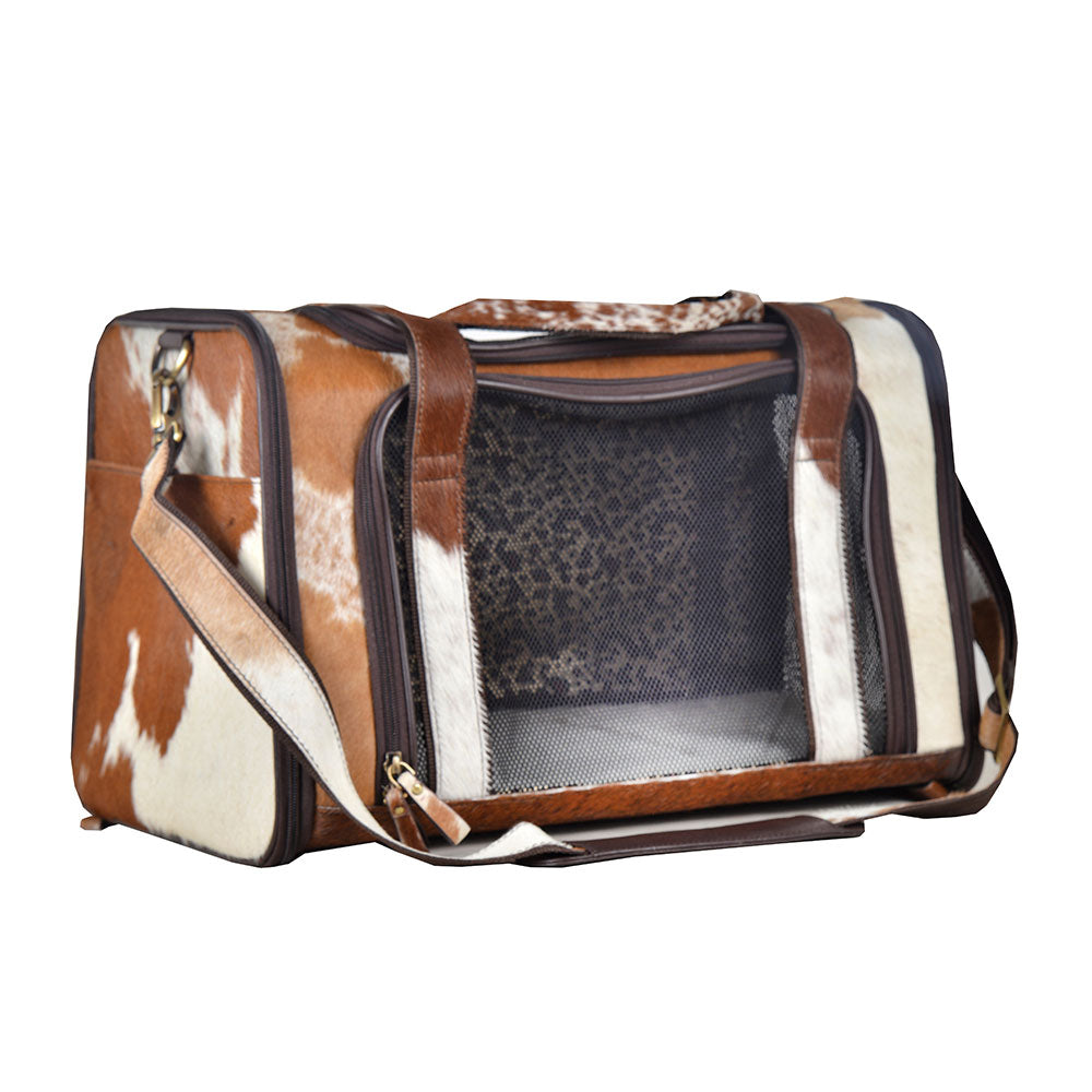 Window Hairon Leather Dog Bag - MyraUSA
