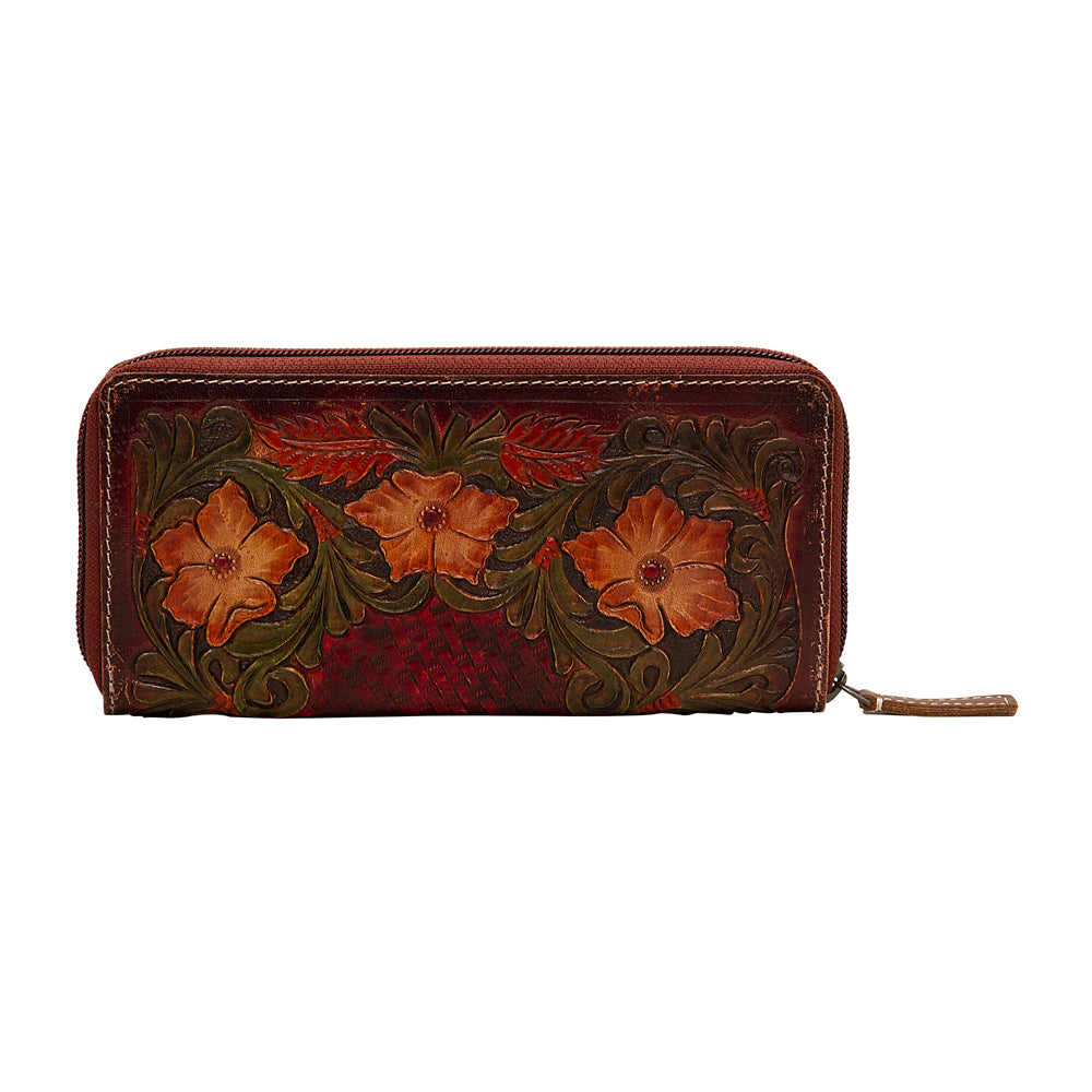 Floral Magenta Wallet - MyraUSA