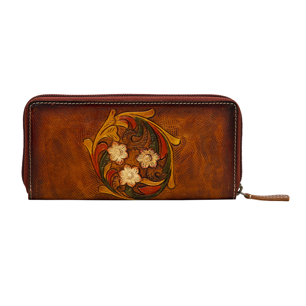 Floral Circular Wallet - MyraUSA