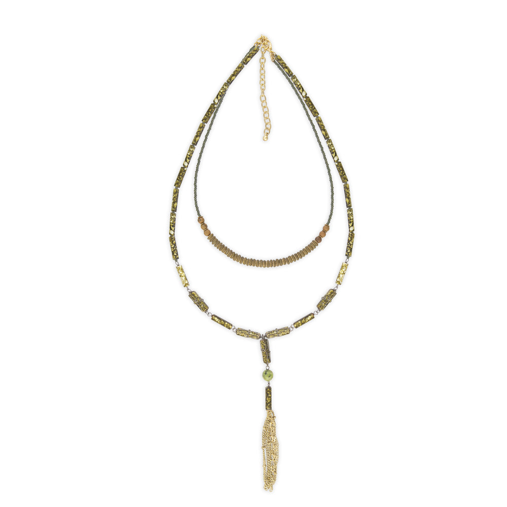 Raw Tan NECKLACE - Myra USA