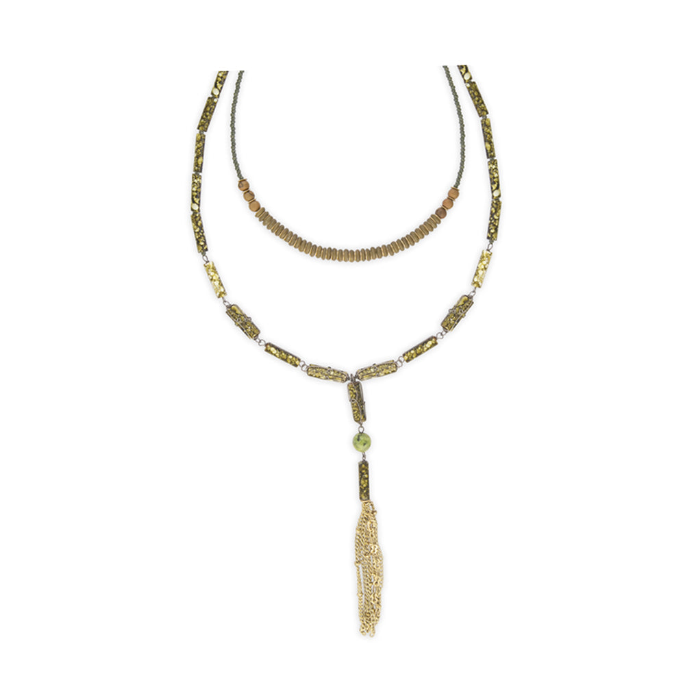 Raw Tan NECKLACE - Myra USA